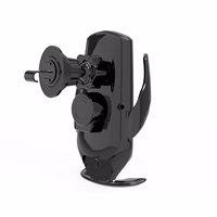 Maxlife autohoidja õhuventilaatorile MXCH-08 automaatne traadita laadimisega must 15W