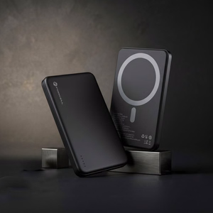 Forcell F-Energy Slim F5K9 akupank, MagSafe'iga ühilduv, 5000 mAh, 15 W, QC 4.0, PD 3.0, must