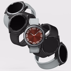 Ringke Slim 2-pack Case for Samsung Galaxy Watch 6 Classic 43mm - Black and Clear