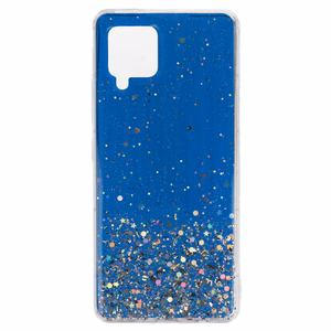 Чехол Brilliant Clear для Samsung Galaxy A42 5G тёмно-синий