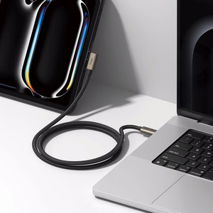 Ringke 3.2 gen. 2x2 USB-C, PD 3.1 240W 2m angled kaabel - must