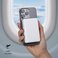 Powerbank SBS TEBB5000MAG1CW 5000 mAh USB-C, MagSafe ühilduv - valge