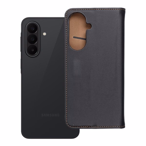 Nahast klappümbris Samsung A27 Smart Pro Book, must