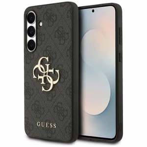 GUESS ümbris jaoks SAMSUNG S25 FE GUHCS25FE4GMGGR (PU Leather 4G Metal Logo) must