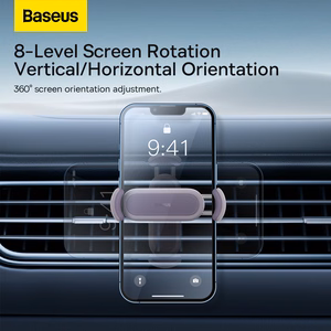 Baseus Steel Cannon Car Hoidja with air vent mount (SUGP000005) purple