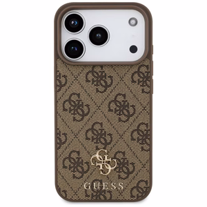 Guess 4G Small Classic Logo MagSafe ümbris jaoks iPhone 17 Pro - brown