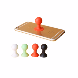 Phone hoidja with a round head - valge