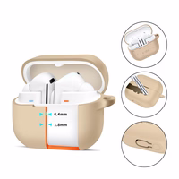 Tech-Protect Silicone Hook Ümbris jaoks Samsung Galaxy Buds 3 / 3 Pro - Brown