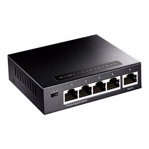 Cudy GS105 коммутатор Gigabit Ethernet 10/100/1000 чёрный