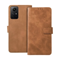 TENDER Book Ümbris jaoks XIAOMI Redmi Note 12S brown