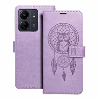 MEZZO Book ümbris jaoks XIAOMI Redmi 13C / POCO C65 dreamcatcher lilla