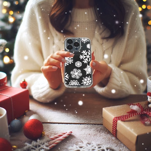 TEL PROTECT Christmas Clear Ümbris jaoks Iphone 15 Pro Design 4