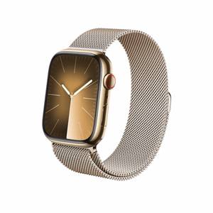 Crong Milano Steel roostevabast terasest rihm Apple Watch 38 / 40 / 41 / 42 mm kellale, Champagne värvitoonis