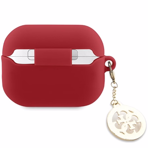 Guess GUAP23DSLGHDF чехол для AirPods Pro 2 красный 3D Rubber 4G Diamond Charm