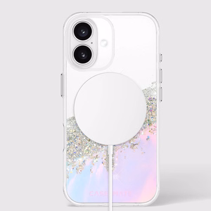 Case-Mate Karat MagSafe ümbris seadmele iPhone 16, holograafiline Soap Bubble
