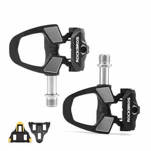 Mustad Rockbros RD9 pedaalid süsinikkiust ja titaanisulamist, Shimano SPD-SL süsteem