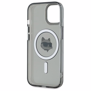 Karl Lagerfeld KLHMP15SHLSCHK iPhone 15 6.1" must/must hardcase IML Metal Choupette Head MagSafe