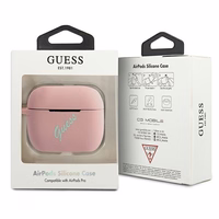 Guess GUACAPLSVSPG AirPods Pro kate roosa roheline/roosa roheline Silikoon Vintage