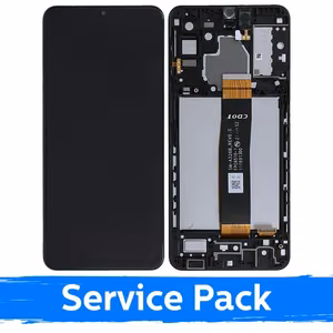 LCD Ekraan Ühildub Samsung A326 A32 5G Must Koos Frame (Service Pack)