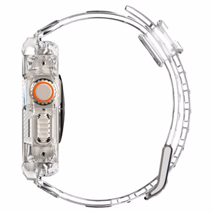 Spigen Rugged Armor Pro ümbris ja rihm Apple Watch Ultra 49 mm jaoks (läbipaistev)