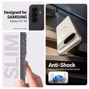 Crong Hybrid Clear Magnetic MagSafe ümbris seadmele Samsung Galaxy A27 5G, läbipaistev