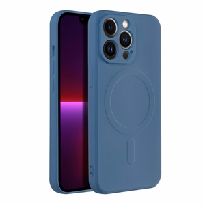 SILICONE MAG ÜMBRIS compatible with MagSafe jaoks IPHONE 13 Pro sinine