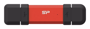 Silicon Power DS72 USB mälupulk 500 GB USB Type-A / USB Type-C 3.2 Gen 2 (3.1 Gen 2) punane