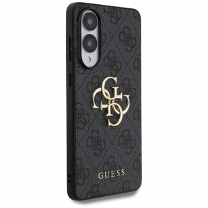 GUESS ümbris jaoks SAMSUNG S25 Edge GUHCS25E4GMGGR (4G PU Big Logo) must