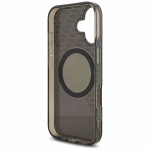 AMG Nauble Layer Läbipaistev Smocked MagSafe Ümbris jaoks iPhone 17 - Must