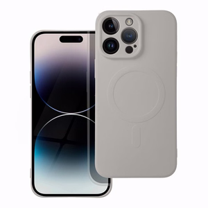 SILICONE MAG COVER korpus, mis ühildub MagSafe'iga SAMSUNG A37 jaoks, hall titatnium