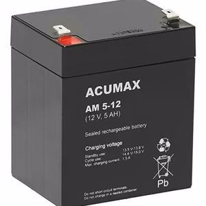 Acumax EMU aku 12V 5Ah VRLA AM5-12T2