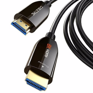 Active Fiber Optical Kaabel HDMI 2.1, 8K, 60Hz, 30m, 48Gbps, kuldne-plated