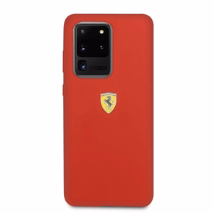 Ferrari жёсткий чехол FESSIHCS69RE S20 Ultra G988 красный/красный Silicone