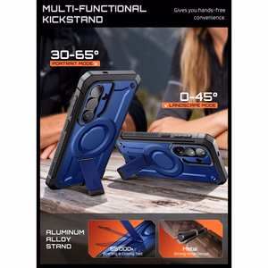 Supcase Unicorn Beetle Pro Mag MagSafe 2-komplektne ümbris Samsung Galaxy S26-le - mereväe sinine ja must