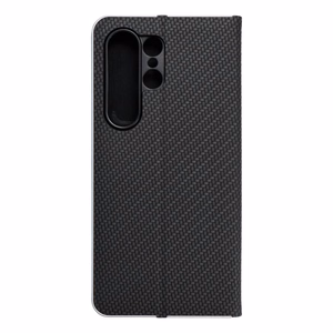 Флип-чехол для Samsung S24 ULTRA Luna Book Carbon чёрный