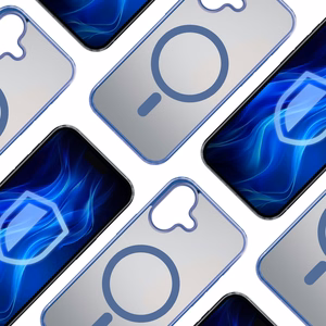 3mk Frosty MagCase sinine Ümbris jaoks Apple iPhone 16 Plus - läbipaistev