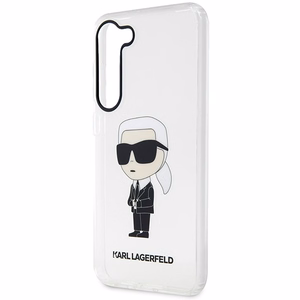 Karl Lagerfeld KLHCS23MHNIKTCT S23+ S916 прозрачный жёсткий чехол Ikonik Karl Lagerfeld