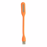 Mini LED Lamp Silikoon USB Oranž