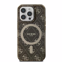 Guess IML 4G Background MagSafe Ümbris jaoks iPhone 16 Pro Max - Brown