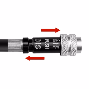 Rockbros SMART-B 150 PSI minipump Presta ja Schrader ventiilidele – värv: must