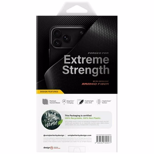 Uniq Keva EDGE Magclick Charging ümbris iPhone 18 Pro Max / 17 Pro Max – must