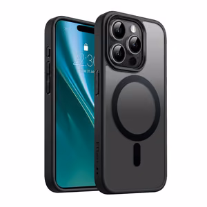 Etteri Matt Mag ümbris jaoks iPhone 15 Pro 6,1" must