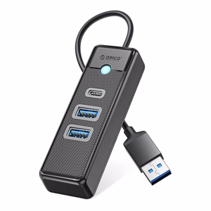 Orico PWC2U-U3 3-port USB hub 2x USB-A 3.0 1x USB-C 3.0 1.8 m - black