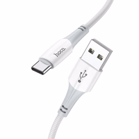 Kaabel USB A to USB C Hoco 3A 1 m X70 valge
