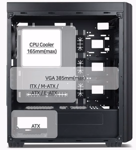 Gembird Fornax K500 ATX Midi Tower must arvutikorpus