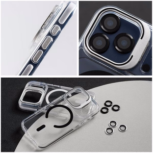 Case for iPhone 17 Pro Max / 18 Pro Max Lens Mag Cover compatible with MagSafe black