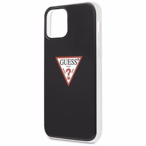 Guess GUHCP12MPCUCTLBK iPhone 12/12 Pro 6.1" чёрный/чёрный жёсткий чехол Triangle Collection