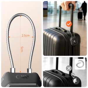 Tech-Protect Kevlar Seal ümbris Apple AirTag 1/2 - must