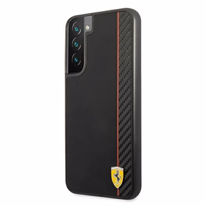 Ferrari FESAXHCS22MBK S22+ S906 чёрный/чёрный жёсткий чехол On Track Carbon Stripe