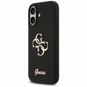 GUESS ümbris jaoks IPHONE 17 GUHCP17SSC4GSMK (Silicone W/ Big 4G Script) must